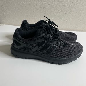 Mens Adidas Energy Cloud WTC Black Running Athletic Sports Shoes Sz 12